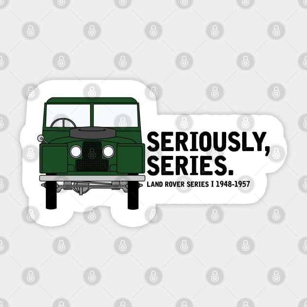 Seriously, Series. Sticker by The Lemon Stationery & Gift Co